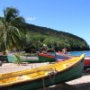 Fischerboote in Anse Dufour (bateaux de pêcheurs à l’Anse Dufour)